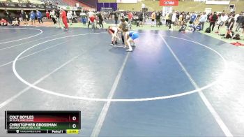 120 lbs Champ. Round 1 - Christopher Grossman, Billings Wrestling Club vs Colt Boyles, DC Elite Wrestling