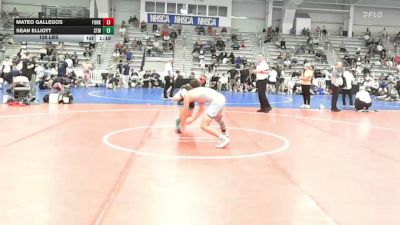 126 lbs Round Of 16 - Mateo Gallegos, Funk City - HSB vs Sean Elliott, Shore Thing Surf - HSB