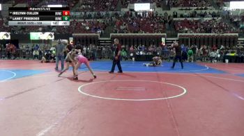 109 lbs Cons. Round 3 - Irelynn Cullen, Butte Wrestling Club vs Laney Frieboes, Miles City Wrestling Club