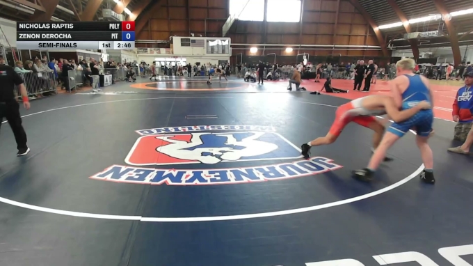160A lbs Semifinal - Nicholas Raptis, Poly Prep vs Zenon Derocha, Pit Crew