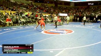 130 Class 1 lbs Champ. Round 1 - Makayla Murray, Lift For Life Academy Charter vs Anjelika Alarcon, McDonald County