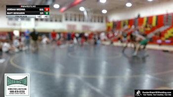 High School - 164 lbs 7th Place - Jordan Medina, Morris Hills vs Matt Edwards, South Plainfield