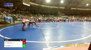 84 lbs Round Of 16 - Bryant Calloway, Sherman Challengers vs Czarlie Diffee, Cowboy Wrestling Club