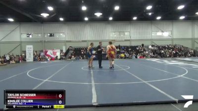 225 lbs Semis & 3rd Wb (16 Team) - Taylor Schiesser, Georgia Blue vs Kinslee Collier, Oklahoma Red