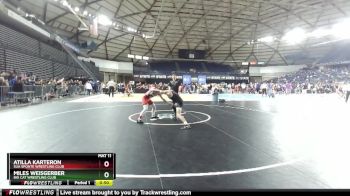 120 lbs Cons. Round 4 - Miles Weisgerber, Big Cat Wrestling Club vs Atilla Karteron, Sua Sponte Wrestling Club