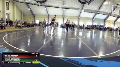 165 lbs Quarterfinal - Nick Carbone, Ashland University vs Wills Bronson, John Carroll University