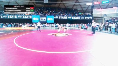 Boys 3A 132 lbs Semifinal - Aidan Larson, Hermiston vs Jacoby Rodriguez, Hermiston