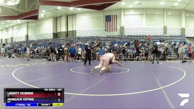 200 lbs Round 5 - Liberty McBride, IL vs Margaux Osting, OH