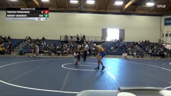 157 lbs Cons. Round 4 - Jeremy Manibog, Cal State Bakersfield vs Tristan Fernandez, San Francisco State