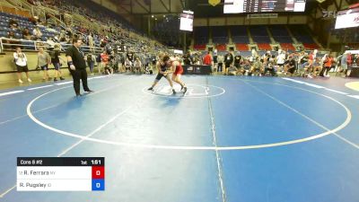 132 lbs Cons 8 #2 - Ryan Ferrara, NY vs Raidyn Pugsley, ID