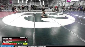 63 lbs Cons. Round 2 - Westin Bentley, Lakeland WC vs Wyatt Mace, Deer Park Ironman WC