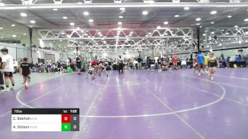 75 lbs Rr Rnd 6 - Cody Bakhsh, Steller Trained Mantis vs Andrew Dolson, Savage Wrestling
