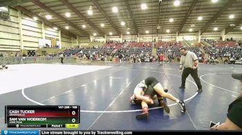 168 lbs Quarterfinal - Cash Tucker, Grantsville vs Sam Van Woerkom, Lone Peak