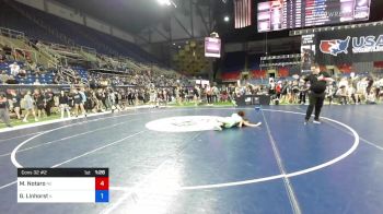 112 lbs Cons 32 #2 - Mileena Notaro, Nebraska vs Gianna Linhorst, Illinois