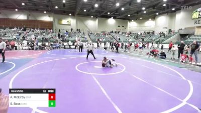 70 lbs Quarterfinal - Layne Stout, Anderson Attack WC vs Sebastian Lamica, Argonaut Jr Mustangs