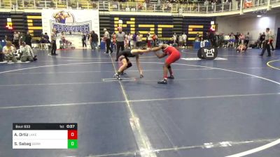 127 lbs Consy 6 - Adaias Ortiz, Lake Highland Prep-FL vs Shai Sabag, Germantown Academy