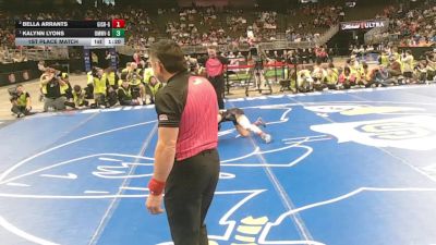 1st Place Match - Kalynn Lyons, Omaha Westview vs Bella Arrants, Grand Island