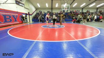190 lbs Rr Rnd 3 - Trinity Hughes, Broken Arrow Girls vs Layla Shaull, Bristow
