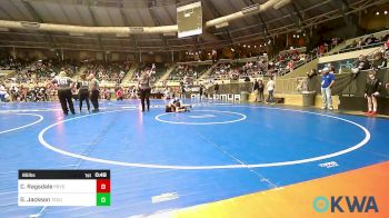 85 lbs Round Of 32 - Colt Ragsdale, Pryor Tigers vs Gunner Jackson, Tecumseh Youth Wrestling