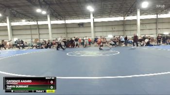 105 lbs Cons. Round 5 - Caydence Aagard, 208 Badgers vs Taryn Durrant, Kuna