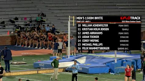 Men's 1500m Invite, Heat 4