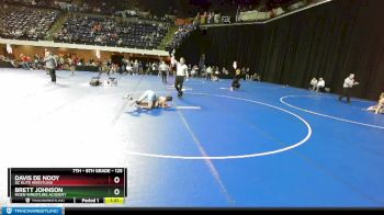 125 lbs Champ. Round 1 - Davis De Nooy, DC Elite Wrestling vs Brett Johnson, Moen Wrestling Academy