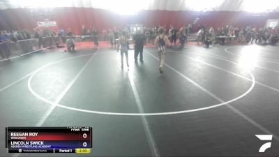 92 lbs Cons. Semi - Reegan Roy, Wisconsin vs Lincoln Swick, Askren Wrestling Academy