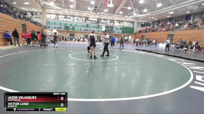 98 lbs Semifinal - Victor Lugo, Brawley vs Jazer Velasquez, San Marcos