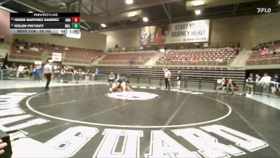 2A 165 lbs Cons. Round 1 - Heber Martinez Ramirez, Utah Military Academy vs Rolen Pikyavit, Millard