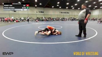 115 lbs Rr Rnd 2 - Rowdy Ash, Mat Warriors 14U vs Bodie Swords, OK Elite 14U Orange