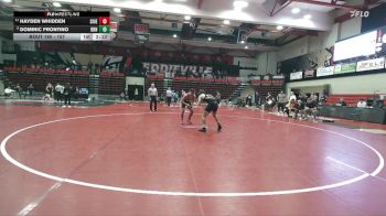 157 lbs Cons. Semi - Dominic Frontino, Brown vs Hayden Whidden, SIUE