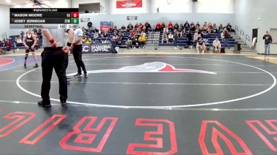 157 lbs Semifinal - Josey Jernegan, University Of Saint Mary (ks) vs Mason Moore, Friends University