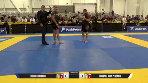 Dominic John Pullano vs Roger L Minton 2025 World IBJJF Jiu-Jitsu No-Gi Championship