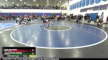 113 lbs Cons. Round 2 - Jack Zalewski, Priest River vs Christopher Briggs, Pocatello