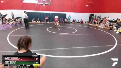 185 lbs Round 1 (6 Team) - Abby Brenn, Kansas Gold vs Avery Mitchell, High Plains Marauders