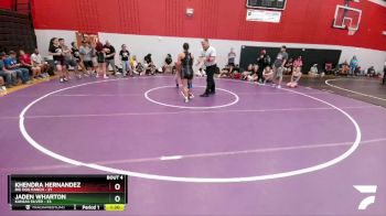 152 lbs Round 1 (8 Team) - Jaden Wharton, Kansas Silver vs Khendra Hernandez, Big Dog Ranch