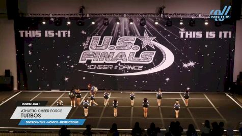 Athletic Cheer Force - Turbos [2023 L1 Tiny - Novice - Restrictions Day 1] 2023 The U.S. Finals: Myrtle Beach