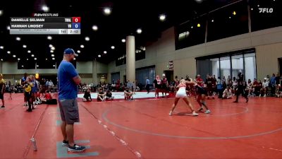 120 lbs Champ. Round 1 - Danielle Selman, Trojan Wrestling Academy LLC vs Hannah Lindsey, Vancleave HS