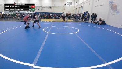 169 lbs Champ. Round 1 - Jason Valencia, North Salinas vs Matthew Shehadey, Clovis North