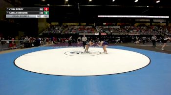 155 lbs Cons. Round 2 - Kylin Perry, Pittsburg HS vs Natalie Behmke, Leavenworth HS