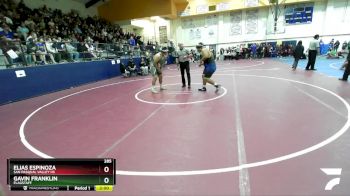 285 lbs Round 1 - Elias Espinoza, San Pasqual Valley Hs vs Gavin Franklin, Flagstaff
