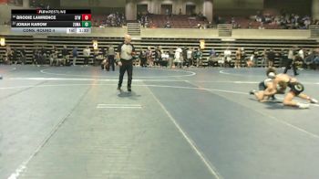 114 Championship Bracket Cons. Round 4 - Brodie Lawrence, Stillwater vs Jonah Karow, Zumbrota-Mazeppa