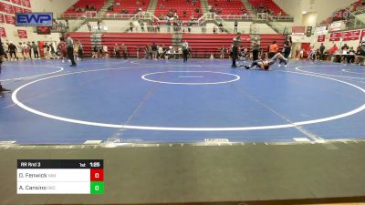 120 lbs Rr Rnd 3 - Dakota Fenwick, Van Buren High School vs Abimael Cansino, OKC Saints Wrestling