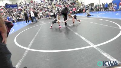 67 lbs Consi Of 4 - Ayden Brown, Raw Wrestling Club vs Haidyn Kelly, Wyandotte Youth Wrestling