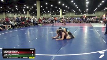 190 lbs Round 1 (4 Team) - Jackson Staggs, Young Guns- Nashville vs Jonathan Santel, Stars WC