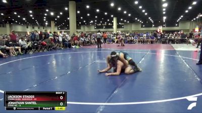 190 lbs Round 1 (4 Team) - Jackson Staggs, Young Guns- Nashville vs Jonathan Santel, Stars WC