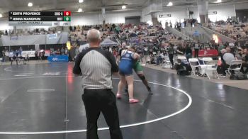 Girls 235 lbs Cons. Round 2 - Edith Provence, Soddy Daisy High School Girls vs Jenna Mangrum, White Station High School Girls