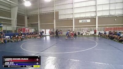 138 lbs 4th Wrestleback (16 Team) - Landen Kocher-Munoz, Kansas vs Jake Kos, Minnesota Blue