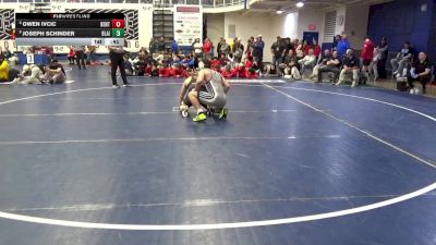 160 lbs 7th Place - Owen Ivcic, Bentworth vs Joseph Schinder, Blair Academy-NJ