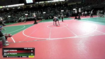 176 lbs Cons. Round 4 - Wyatt Gordon, GAW1 vs Rylan Puckett, DWA